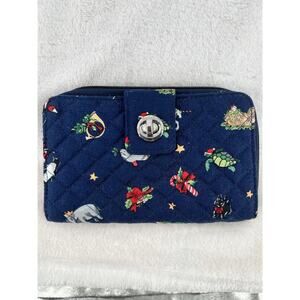 Vera Bradley Turnlock Wallet Holiday Wallet
